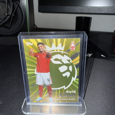 Morgan Gibbs-White Gold-Lion-Karte