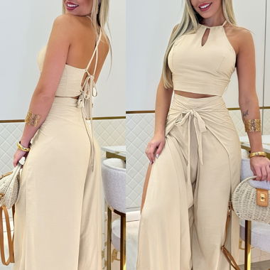 Cream Co-Ord with pants
