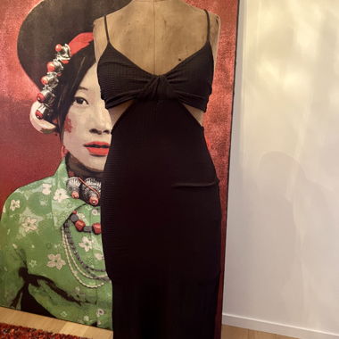 Bershka schwarzes Kleid