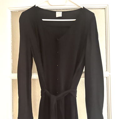 Robe longue noire Des Petit Hauts T0