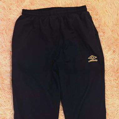 Pantalon style jogging bleu marine 