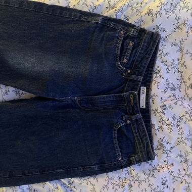 Jeans mid rise straight Zara