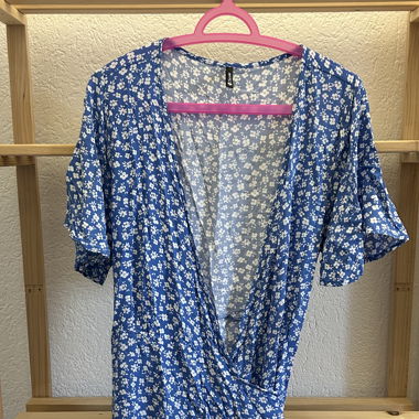 Wrap Dress with Flowers by Chicorée