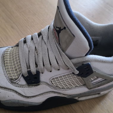 Air Jordan 4 Weiss/Blau
