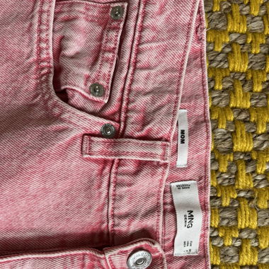 Hose Zara verwaschenes rosa Gr 34