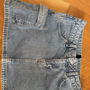 Jupe courte en jean 34