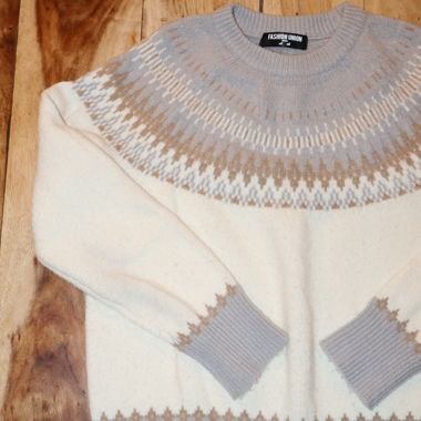 Maglione bianco / crema di Natale