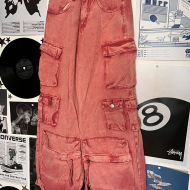 Aelfric Eden pinke Denim-Jeans Grösse 36