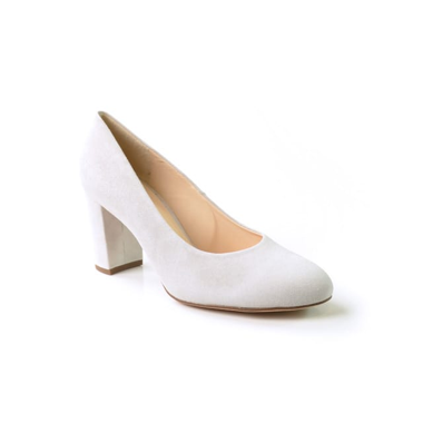 Hogl Court Shoes in Grey Suede Leather EU38.5