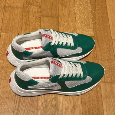 Sneakers Prada verde/bianco