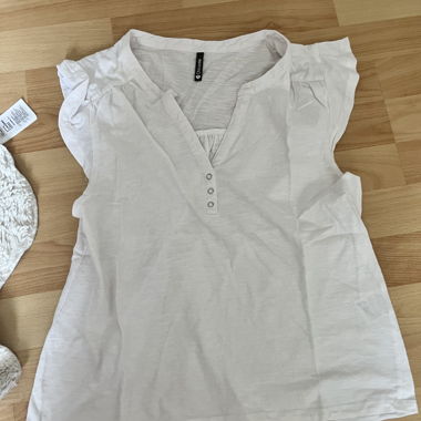 Chicoree Damen-Top weiss S
