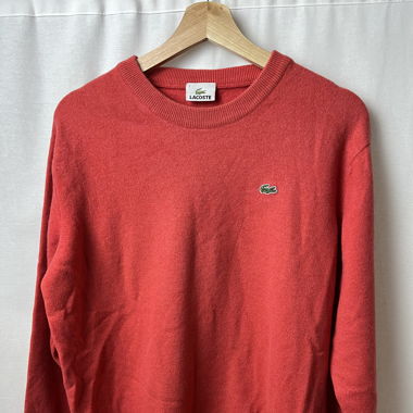 Pull Lacoste corail/rouge