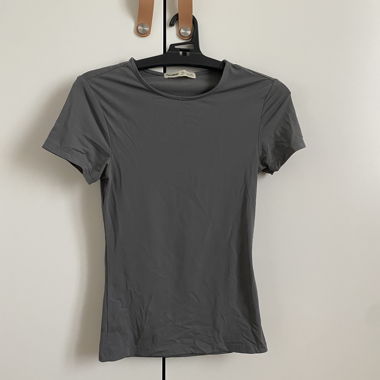 T-shirt grigio Pull&Bear