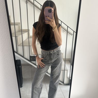 Jeans baggy taglia XS
