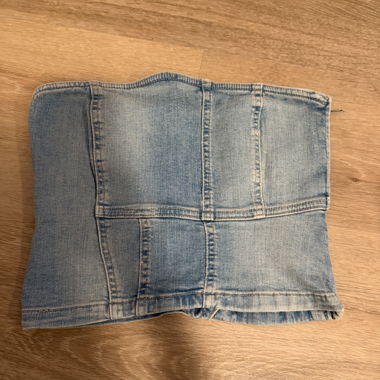 Top in denim Zara
