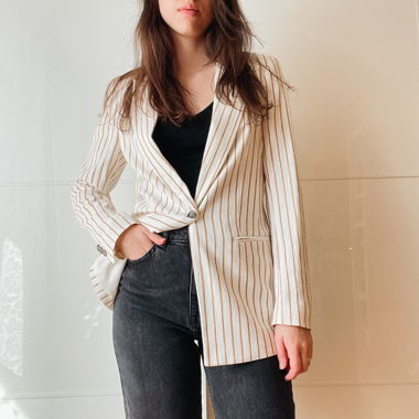 Weisser Blazer