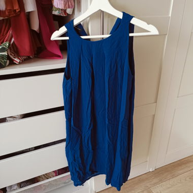 Robe d'été bleue de Mango