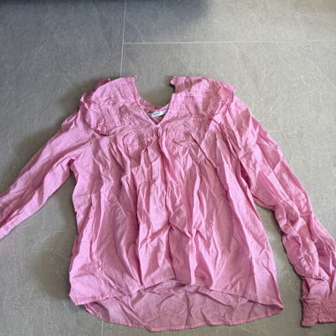 Pepe Jeans pink long sleeve blouse S