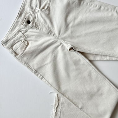 Jeans Off White a gamba larga
