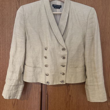 Blazer di lino Giorgio Armani