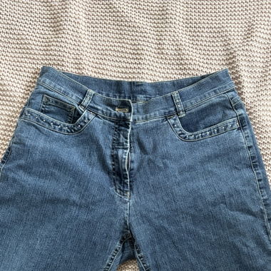 Jeans with Rhinestone Details