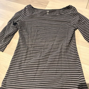 Maglietta a maniche lunghe a righe H&M