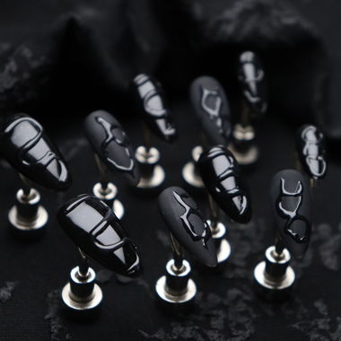Halloween Shadow Press-On Nails