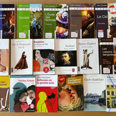 Lotto di libri classici letteratura francese- 16