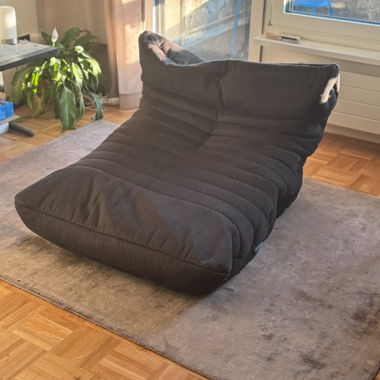Grey comfy lounge sitzsack (vetsak style)