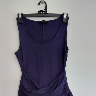 Robe de grossesse bleue 