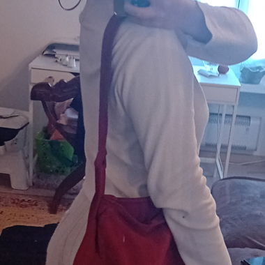 Cute red shoulder bag