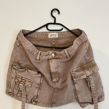 Gonna in jeans cargo Vicolo