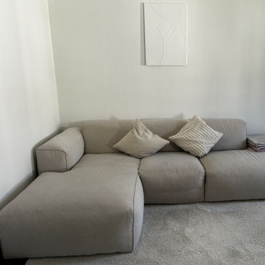 Ecksofa beige