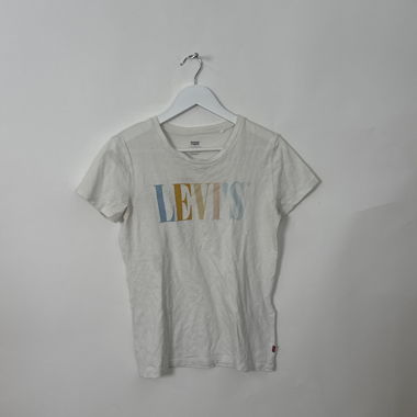 Weisses Levi's Grafik-T-Shirt