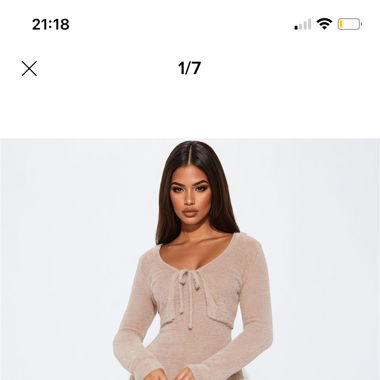 2 pieces Dress - mocha