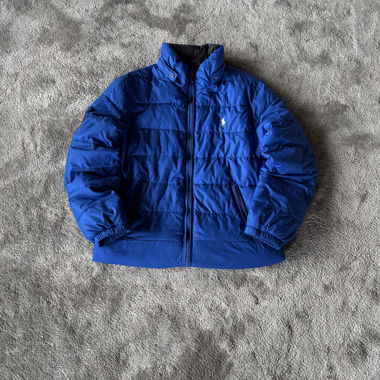 Ralph Lauren Giacca Puffer Vintage Blu