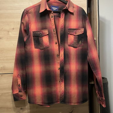 RefrigiWear Flanellhemd rot-schwarz