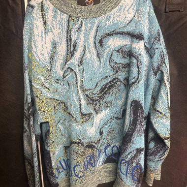 Maglione in maglia a fantasia