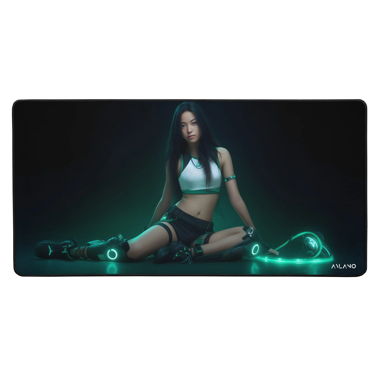 Maus- & Tastaturmatte, Asian Gaming Girl, 31x46cm