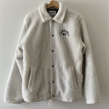 Carhartt WIP white fleece jacket