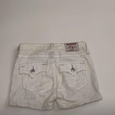 Short in denim True Religion bianchi