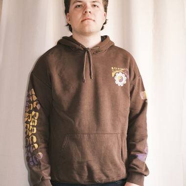 YOURTURN hoodie marron Balanced Harmony