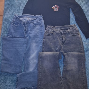 Pull coll rouler avec 2 pantalons S 