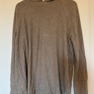 Grey Hooded Sweatshirt