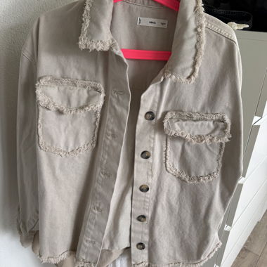 MNG Jeansjacke beige