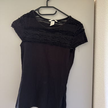 Maglietta Nera da Donna