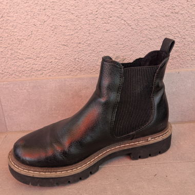 Stivaletti Chelsea in pelle nera