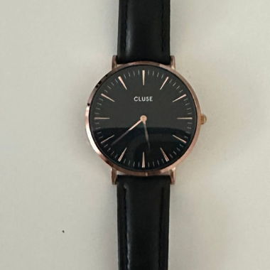 Cluse Analog Watch black/gold