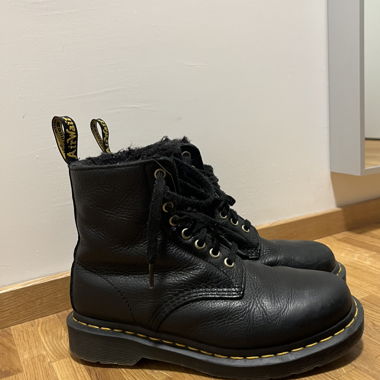 Dr. Martens with fur lining