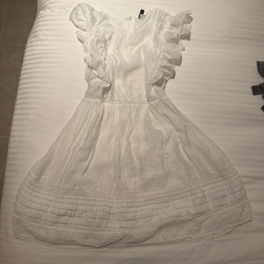 Robe style hobo blanche
